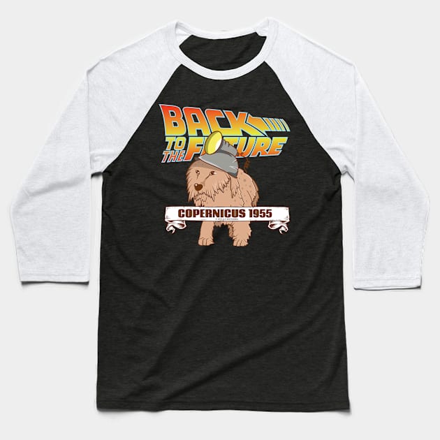 Dog from Back to the future Baseball T-Shirt by LICENSEDLEGIT